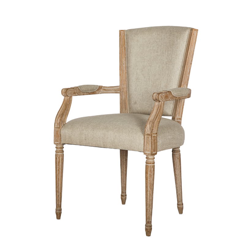 French Country Style Dining Armchair